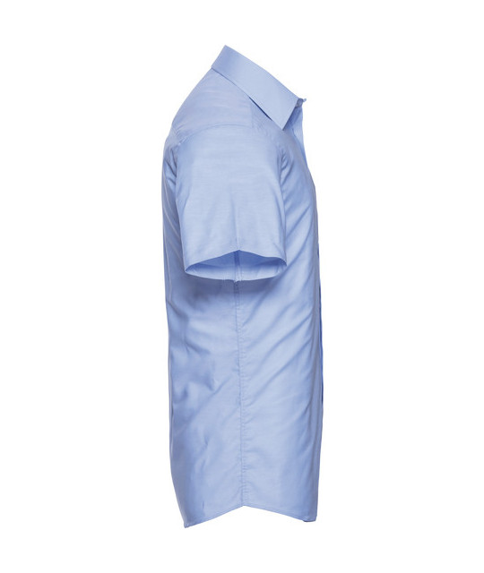 Russell Athletic Collection Men's Short Sleeve Tailored Oxford Shirt