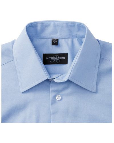 Russell Athletic Collection Men's Short Sleeve Tailored Oxford Shirt