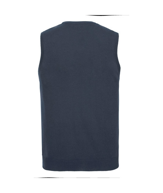 Russell Athletic Collection Men's V-Neck Sleeveless Knitted Pullover