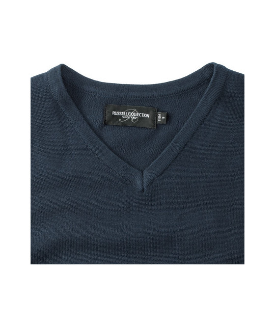 Men's V-Neck Sleeveless Knitted Pullover