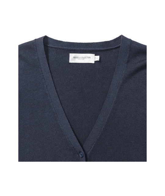 Russell Athletic Collection Ladies´ V-Neck Knitted Cardigan