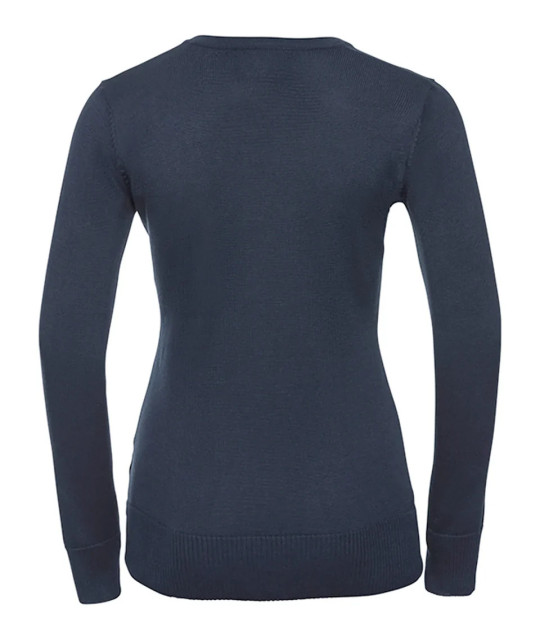 Ladies´ V-Neck Knitted Pullover