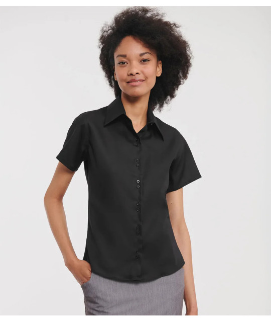 Ladies' Short Sleeve Tailored Ultimate Non-Iron Shirt