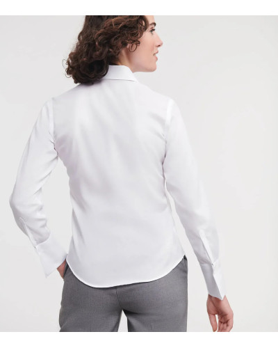 Russell Athletic Collection Ladies' Long Sleeve Tailored Ultimate N...