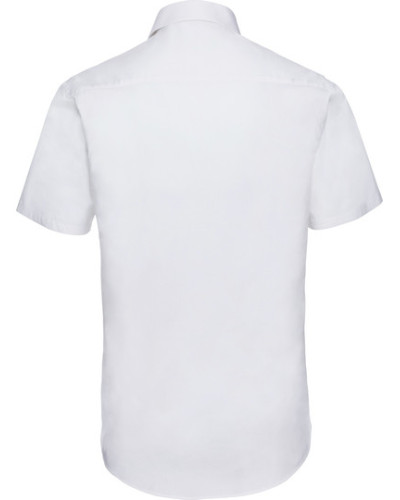 Men's Short Sleeve Fitted Stretch Shirt