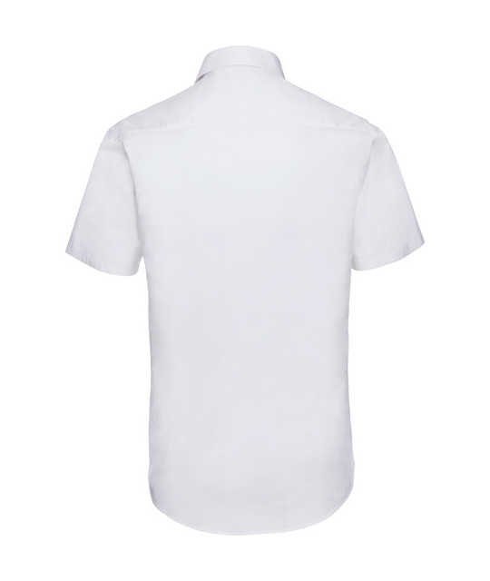 Russell Athletic Collection Men's Short Sleeve Fitted Stretch Shirt