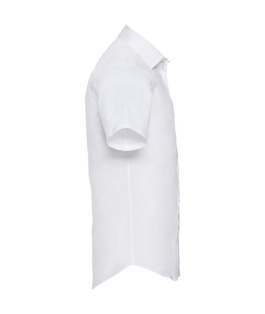 Men's Short Sleeve Fitted Stretch Shirt