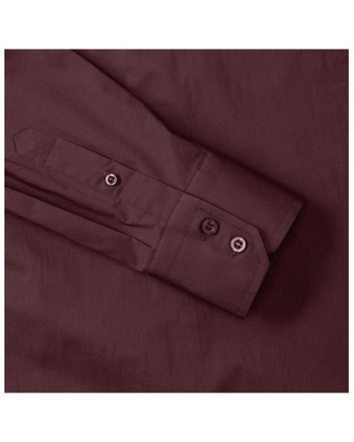 Men's Long Sleeve Fitted Stretch Shirt