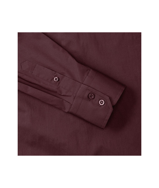 Men's Long Sleeve Fitted Stretch Shirt
