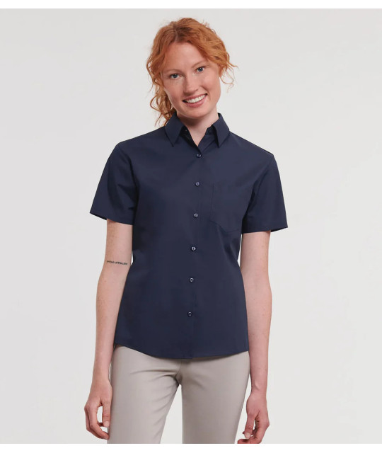 Russell Athletic Collection Ladies' Short Sleeve Classic Polycotton...
