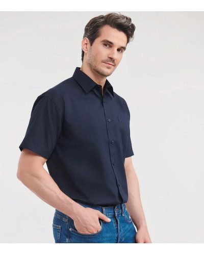 Russell Athletic Collection Men's Short Sleeve Classic Polycotton P...