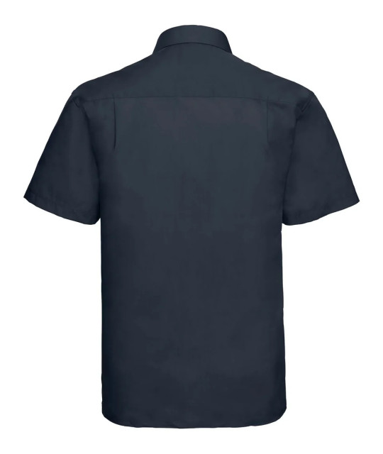 Men's Short Sleeve Classic Polycotton Poplin Shirt