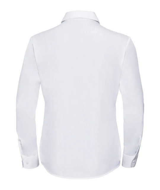 Russell Athletic Collection Ladies' Long Sleeve Classic Polycotton ...
