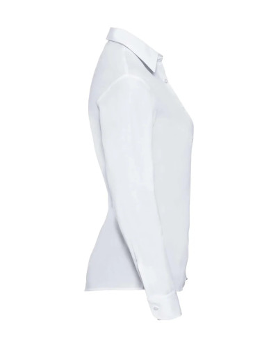Ladies' Long Sleeve Classic Polycotton Poplin Shirt