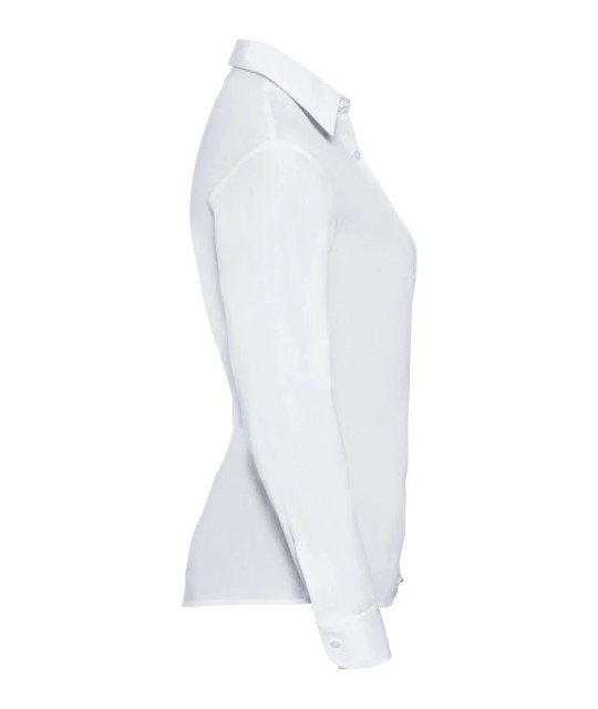Russell Athletic Collection Ladies' Long Sleeve Classic Polycotton ...