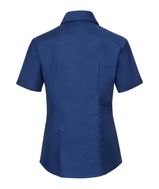 Russell Athletic Collection Ladies' Short Sleeve Tailored Oxford Shirt