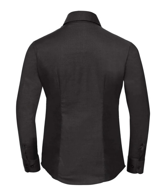 Russell Athletic Collection Ladies' Long Sleeve Tailored Oxford Shirt