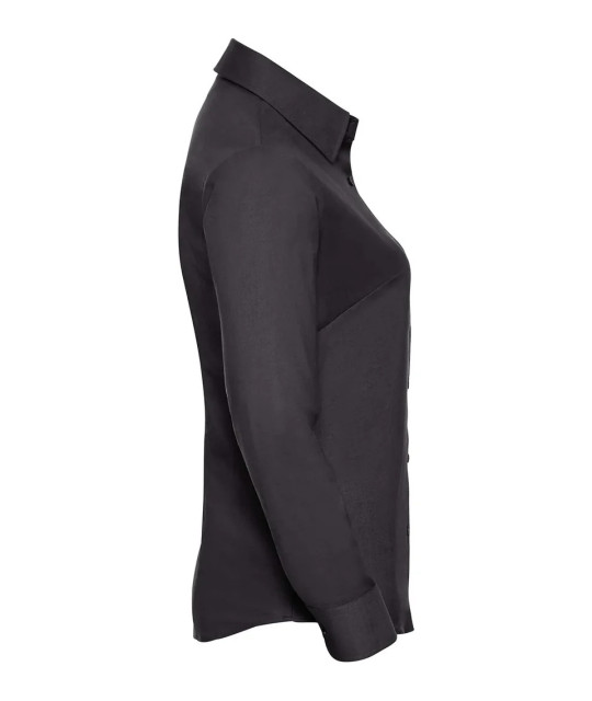 Ladies' Long Sleeve Tailored Oxford Shirt