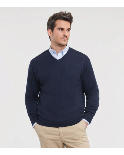 Russell Athletic Collection Men´s V-Neck Knitted Pullover