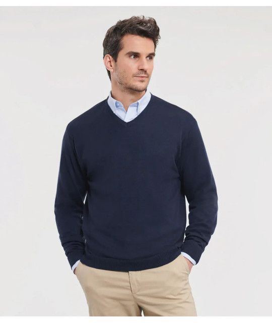 Russell Athletic Collection Men´s V-Neck Knitted Pullover