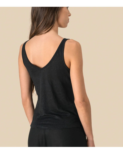 SPASS0 Ladies' Linen Tank Top