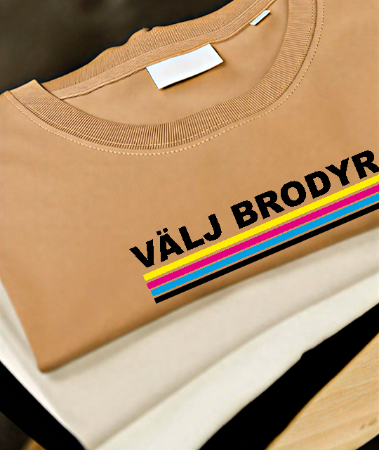 Brodyr Flerfärgs - max 12 x 24 cm