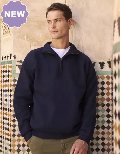 Iconic Premium Zip Neck Sweat