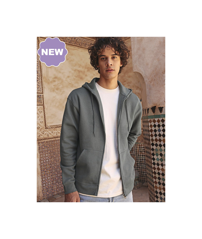 Fruit of the Loom Iconic Premium Hooded Sweat Jacket