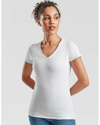 Ladies´ Valueweight V Neck T