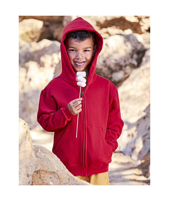 Fruit of the Loom Kids´ Classic Hooded Sweat Jacket