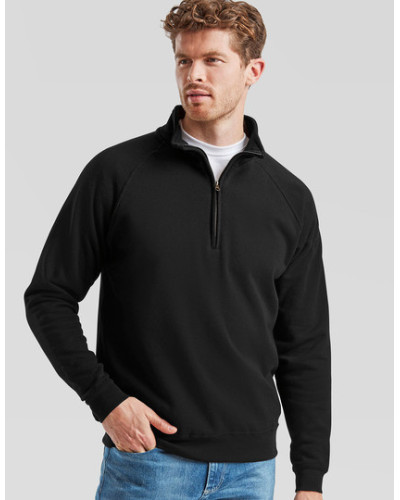 Fruit of the Loom Classic Zip Neck Sweat