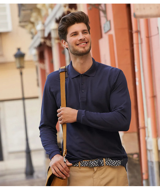 Premium Long Sleeve Polo