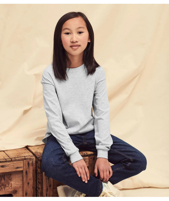 Fruit of the Loom Kids´ Valueweight Long Sleeve T
