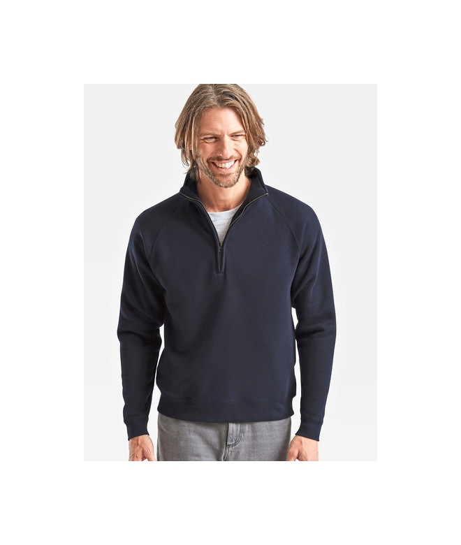 Premium Zip Neck Raglan Sweat