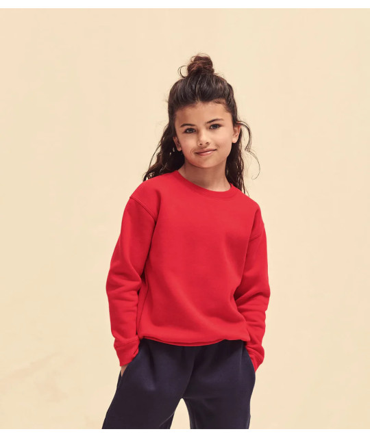 Fruit of the Loom Kids´ Premium Set-In Sweat