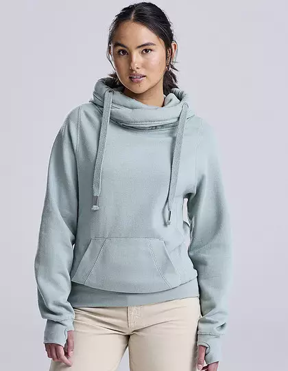 Cross Neck Hoodie