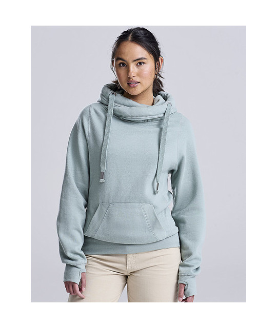 Cross Neck Hoodie