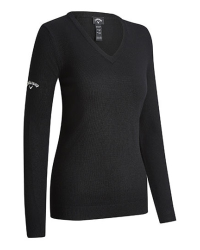Callaway Ladies V-Neck Merino Sweater