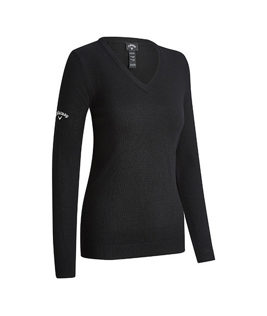 Callaway Ladies V-Neck Merino Sweater