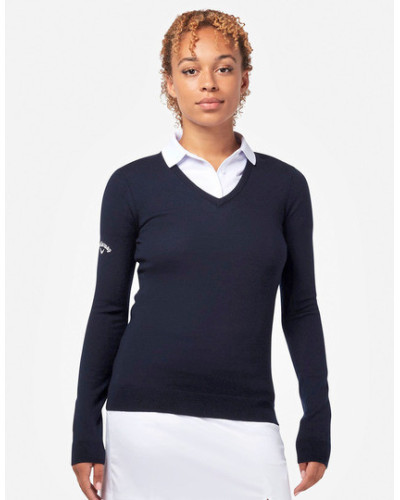 Callaway Ladies V-Neck Merino Sweater