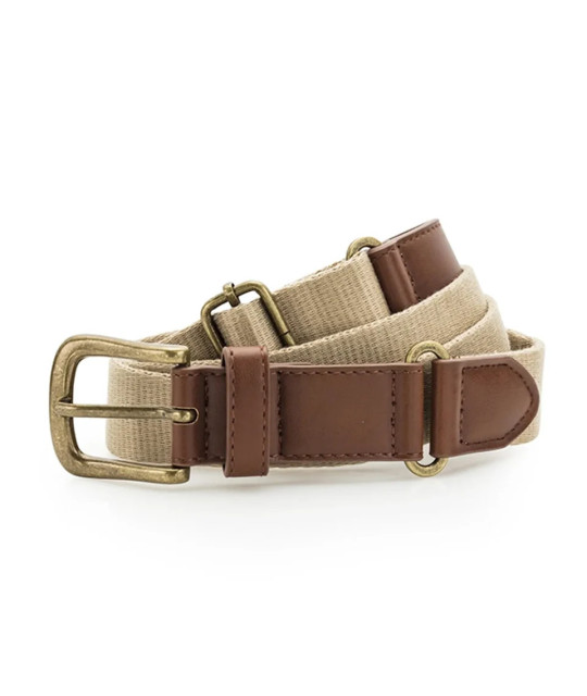 Asquith&Fox Faux Leather & braid belt
