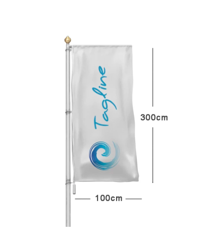 Stående Flagga, 160g Marinpolyester