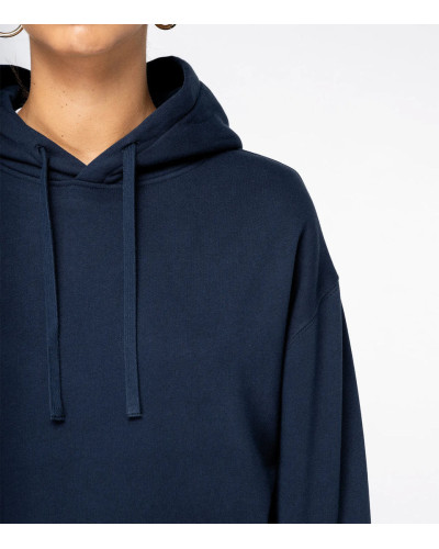 Uni. EcoFriendly Brushed Fleece Drop.Shoulder Hood