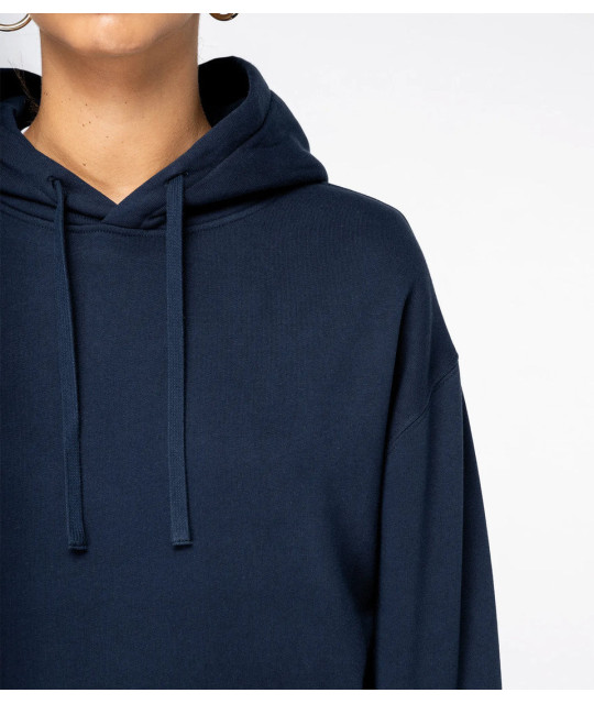 Uni. EcoFriendly Brushed Fleece Drop.Shoulder Hood
