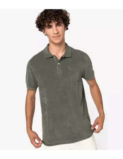 Men's Terry Towel polo shirt