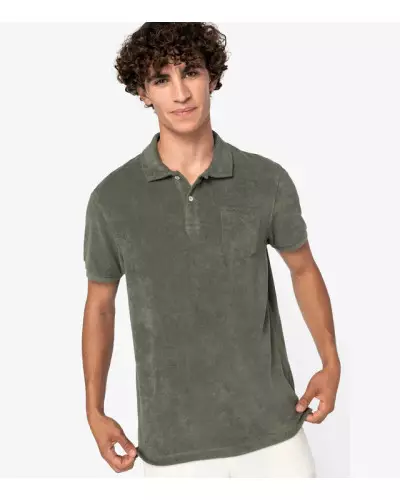 Native Spirit Men's Terry Towel polo shirt