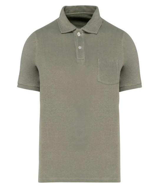 Native Spirit Men's Terry Towel polo shirt