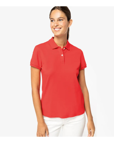 Native Spirit Ladies' Eco-Friendly Piqué Knit Polo Shirt