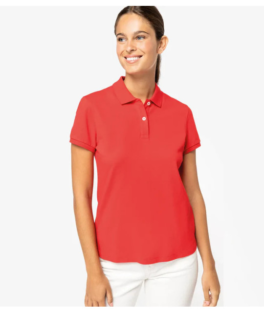 Native Spirit Ladies' Eco-Friendly Piqué Knit Polo Shirt