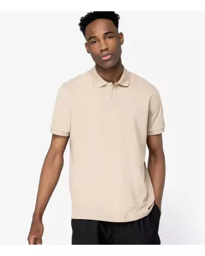 Men's Eco-Friendly Piqué Knit Polo Shirt